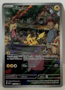 Pokemon TCG Scarlet & Violet 151 Pikachu Illustration Rare 173/165 - Image 1
