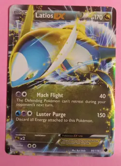 Pokemon TCG Latios EX 86/116 Plasma Freeze Ultra Rare Holo NM/Lightly Played+ - Image 1