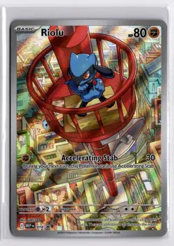Pokemon Mega Evolution Promo Riolu 010 Holofoil Promo - Image 1