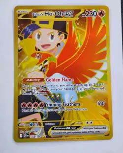 Ethan's Ho-Oh ex 239/182 Hyper Rare Sv10: Destined Rivals Pokemon TCG NM/MINT - Image 1