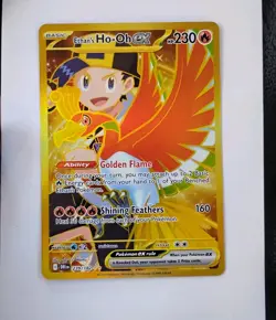Ethan's Ho-Oh ex 239/182 Hyper Rare Sv10: Destined Rivals Pokemon TCG NM/MINT - Image 2
