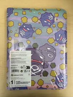 Pokemon TCG: Koffing & Weezing Sunset Zip Binder SEALED - Image 1