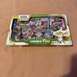Pokemon TCG: Shaymin V Star Premium Collection Box New Factory Sealed 8 Boosters - Image 1
