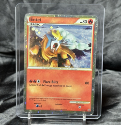 Entei HGSS20 - Pokemon Shiny Black Star Promo - Holo - MP - Image 2