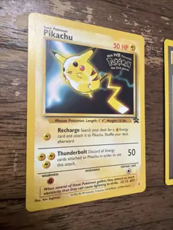 Pokemon WOTC Black Star Promos Lot Of 2 - Pikachu #4 & Computer Error #16 - Image 3