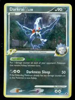 Pokemon DARKRAI G 3/111 Rising Rivals - RARE HOLO - HEAVY PLAY - Image 1