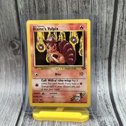 Pokemon TCG Blaine's Vulpix Gym Challenge Unlimited 66/132 WOTC. - Image 1