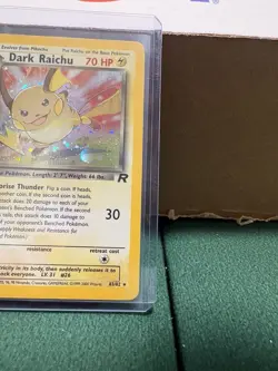 Pokemon TCG: Dark Raichu #83/82 Team Rocket Holo - MP - Image 4