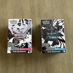 2 Pokemon TCG SV10.5 Black Bolt & White Flare Booster Bundle Lot Sealed New - Image 1