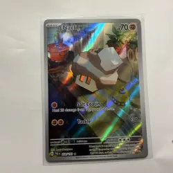 Pokemon TCG Nacli 220/193 Paldea Evolved Holo Illustration Rare Pack Fresh NM - Image 1
