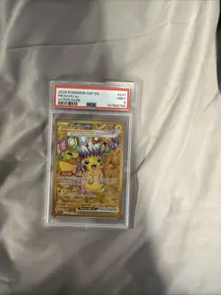 2024 POKEMON SSP EN-SURGING SPARKS HYPER RARE #247 PIKACHU EX PSA 9 - Image 1