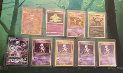 Pokemon TCG Holo lot, Mewtwo, Jirachi, Umbreon, Alakazam, Ancient Mew JPN ENG - Image 1