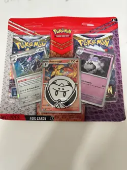 Pokemon TCG 2 Booster Packs with Revavroom, Armarouge, Houndstone Foil Cards - Image 1