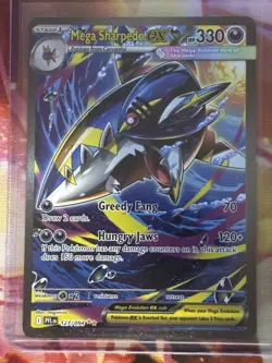 Pokemon Mega Sharpedo EX 127/094 Phantasmal Flames Rare Holo 330 HP Eng - Image 1