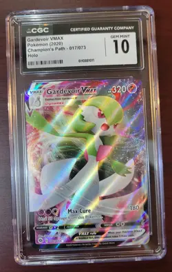 CGC 10 GEM MINT POKEMON Gardevoir VMAX (2020) Champion's Path #17/073 - Image 1