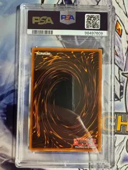 2002 YUGIOH PSV-000 JINZO REVERSE FOIL SECRET RARE - CLEAN PSA 7 NM - Image 2