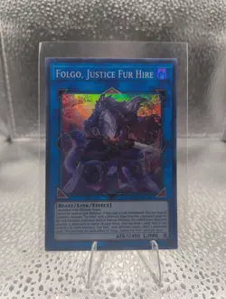 Yugioh! | Folgo, Justice Fur Hire SOFU-EN047 Super Rare 1st Edition - Image 1