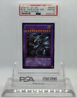 YUGIOH JMP-EN005 BLUE EYES ULTIMATE DRAGON ULTRA RARE HOLO PSA 10 GEM MINT #* - Image 1