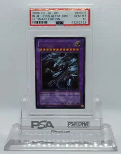 YUGIOH JMP-EN005 BLUE EYES ULTIMATE DRAGON ULTRA RARE HOLO PSA 10 GEM MINT #* - Image 2