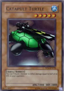 Lightly Played Catapult Turtle - RP01-EN038 - Super Rare - Unlimited Edition - Y - Image 1