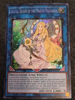 Yugioh Yu-Gi-Oh! Selene, Queen of the Master Magicians BLCR-EN092 Secret Rare NM - Image 1