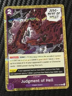 One Piece - Judgment of Hell Jolly Roger Foil - PRB-01 - OP02-089 - Image 1