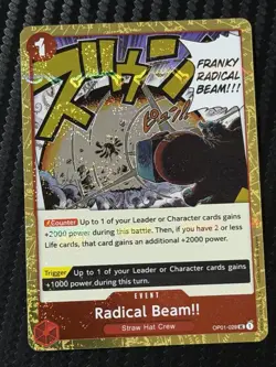 2024 One Piece PRB-01 English Radical Beam!! Jolly Roger OP01-029 - Image 1