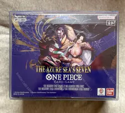 One Piece ENGLISH OP14 The Azure Sea’s Seven Booster Box SEALED IN HAND - Image 1