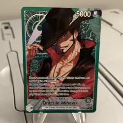 Dracule Mihawk - OP14-020 (Alternate Art) - The Azure Sea's Seven | One Piece - Image 1