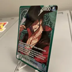 Dracule Mihawk - OP14-020 (Alternate Art) - The Azure Sea's Seven | One Piece - Image 3