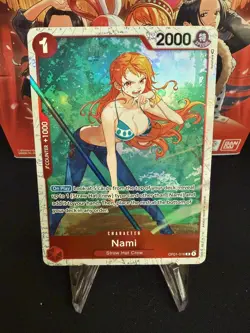 Nami OP01-016 R Three Captains Rare One Piece Card Game English Foil Waifu - Image 1