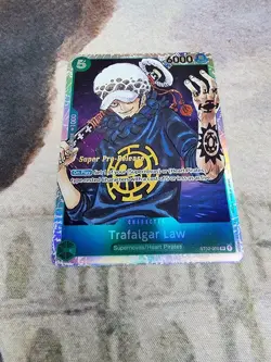 One Piece Super Pre-Release Starter Deck 2 Trafalgar Law ST02-009 SR - Image 1