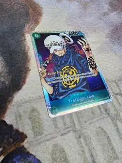One Piece Super Pre-Release Starter Deck 2 Trafalgar Law ST02-009 SR - Image 2