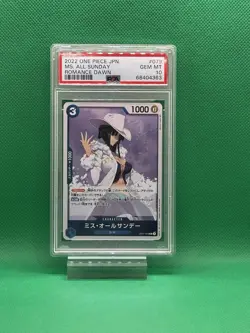 2022 One Piece Japanese Ms. All Sunday Romance Dawn OP01-079 PSA 10 - Image 1