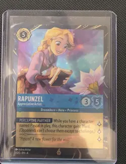 Rapunzel - Appreciative Artist 1 Disney Lorcana Promo Cards Holo - Image 1
