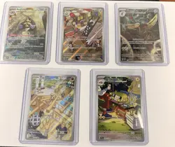 Pokemon Illustration Rare Lot (5 Cards) Aegislash Archaludon Kingambit NM - Image 1