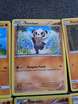 Pokemon TCG Pancham 9 Card Lot With 3 Fighting Energies - Image 3
