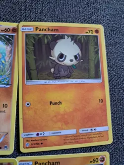 Pokemon TCG Pancham 9 Card Lot With 3 Fighting Energies - Image 4