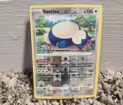 Pokemon TCG SWSH Lost Origin Snorlax Holo Rare Card 143/196 NM - Image 1