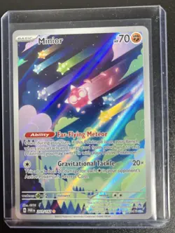 Minior 201/182 Pokemon TCG Paradox Rift Illustration Rare Card NM Condition - Image 1