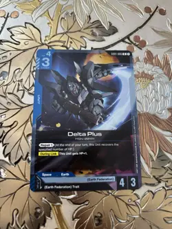 Gundam Card Game Singles GD01-006 R Delta Plus New Type Rising - Image 1