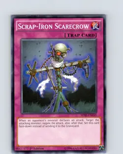 Yu-Gi-Oh TCG Scrap-Iron Scarecrow SDSE-EN035 1st Edition Regular Common Card NM - Image 1