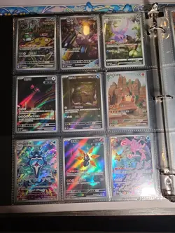 Pokemon Card Lot Binder V/VMAX IR Hits Ex 180 Cards NM Full Art - Image 2