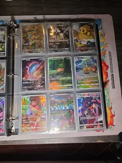 Pokemon Card Lot Binder V/VMAX IR Hits Ex 180 Cards NM Full Art - Image 3