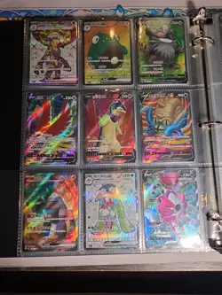 Pokemon Card Lot Binder V/VMAX IR Hits Ex 180 Cards NM Full Art - Image 4