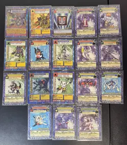 1999-2002 Vintage Digimon card lot. LP-HP *see description - Image 1