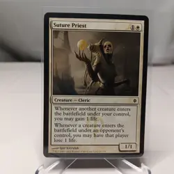 MTGG Suture Priest New Phyrexia Magic Creature Cleric Card - Image 3