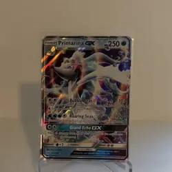 Primarina GX Ultra Rare Holo 42/149 250HP SM Base Set Pokemon TCG Card - Image 1