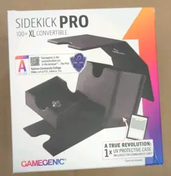 Sidekick Pro 100 XL Deck Box with Slide Card Case - MTG and Trading Cards Black - Image 1
