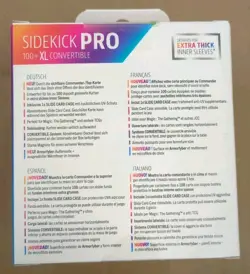 Sidekick Pro 100 XL Deck Box with Slide Card Case - MTG and Trading Cards Black - Image 3